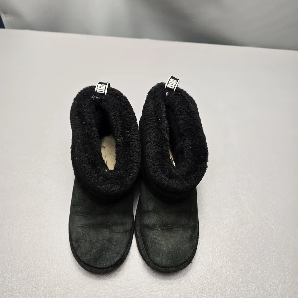 UGG Girls black ankle boots girls size 2